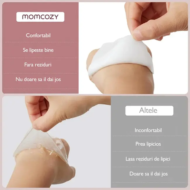 Tampoane calmante Momcozy cu gel set 6 buc