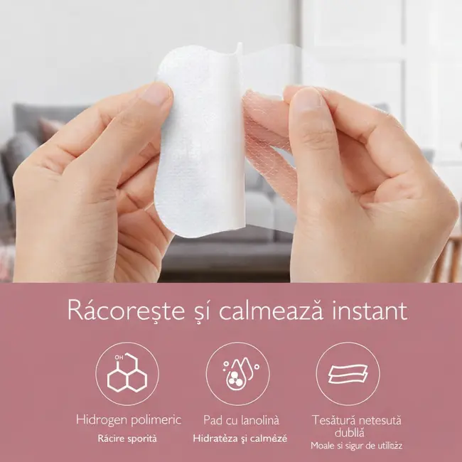 Tampoane calmante Momcozy cu gel set 6 buc
