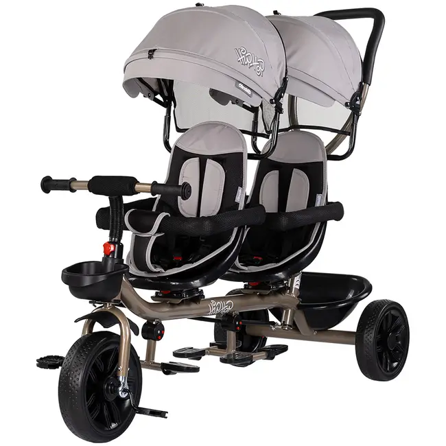 Tricicleta gemeni Chipolino Hip Hop latte HUBTRKHH0264LA