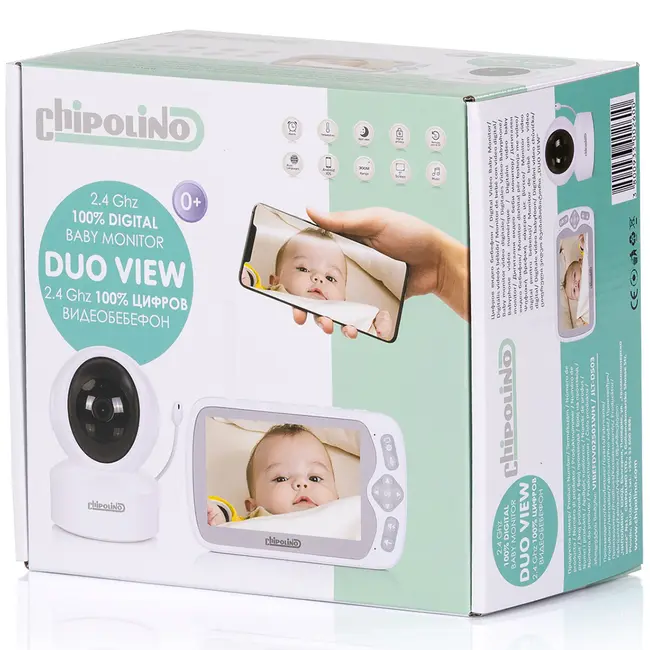 Video monitor Chipolino Duo View white HUBVIBEFDV02501WH