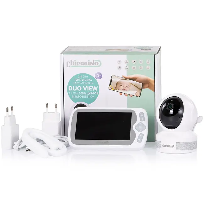Video monitor Chipolino Duo View white HUBVIBEFDV02501WH