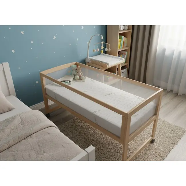 Saltea Bebelusi DualNest in 3 straturi si husa din Jacquard Deluxe 60x60x10 cm - ASC6427968009052