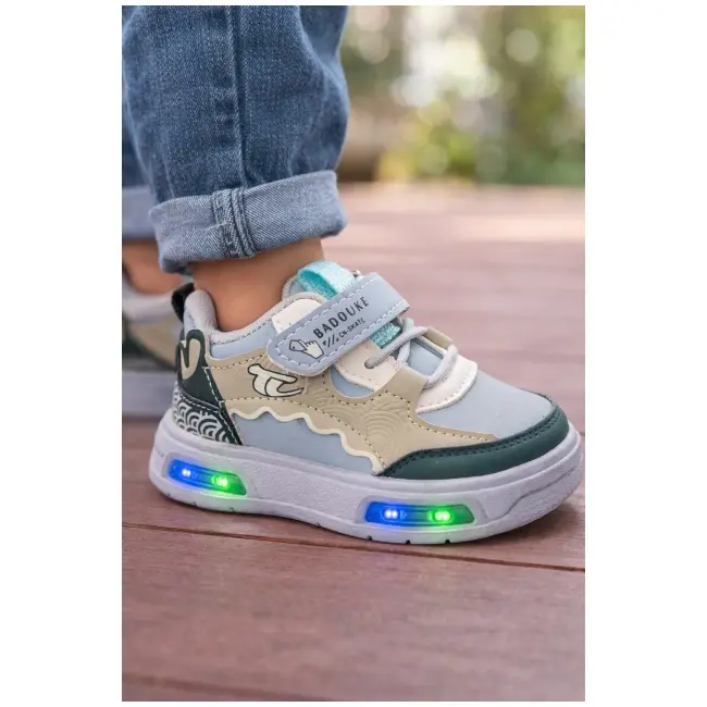 Adidasi cu luminite pentru baieti super style adt-55