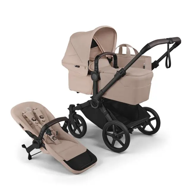 Carucior Bugaboo Donkey 6 Complete Black Desert Taupe