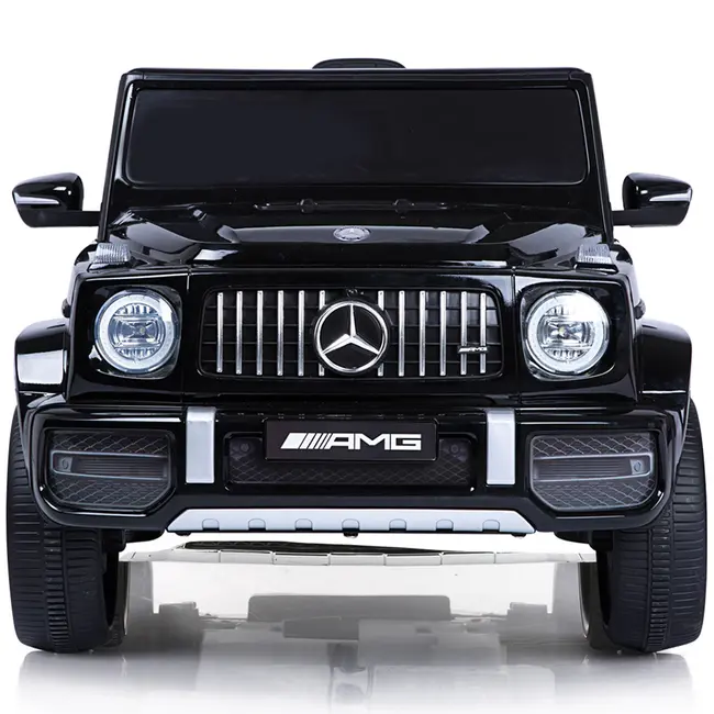 Masinuta electrica Chipolino SUV Mercedes AMG G63 cu scaun din piele si roti EVA black HUBELJG63M253B