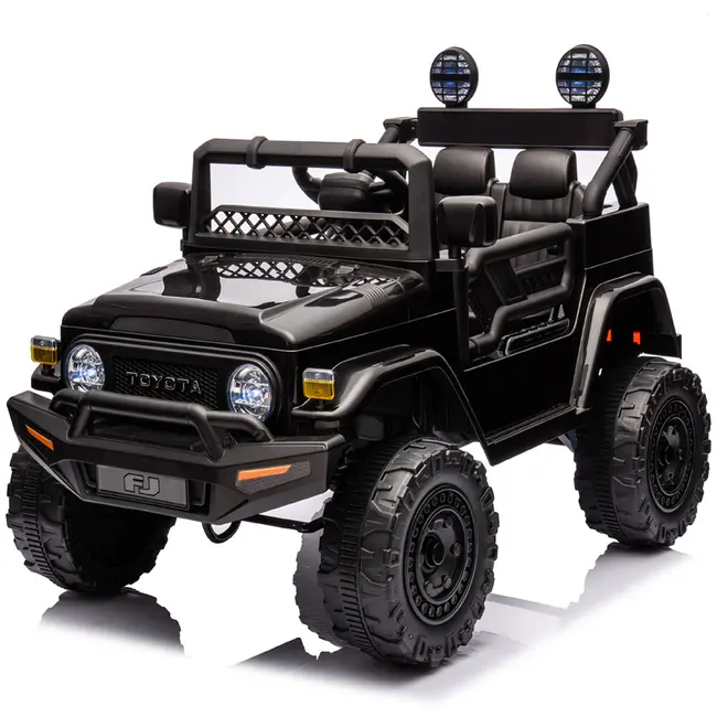 Masinuta electrica Chipolino Toyota FJ Cruiser cu roti EVA black HUBELJTFJ251BK