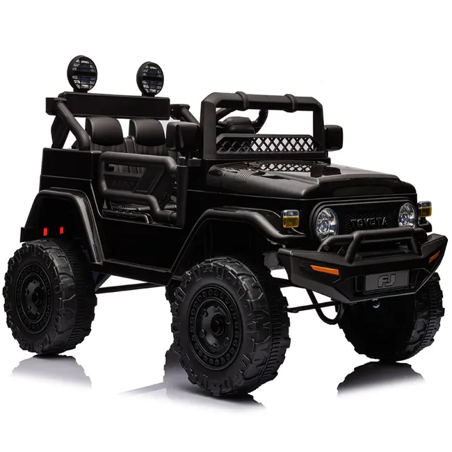 Masinuta electrica Chipolino Toyota FJ Cruiser cu roti EVA black HUBELJTFJ251BK