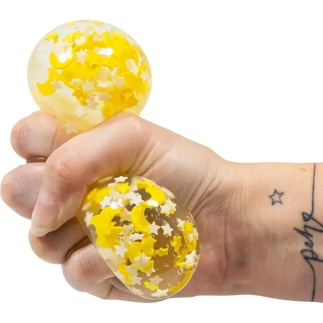 Minge antistres fosforescenta - luna cu stele