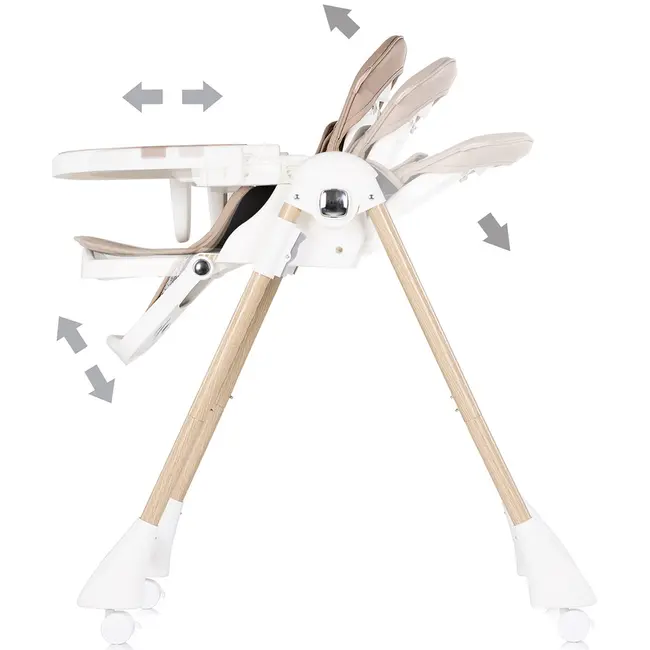 Scaun de masa Chipolino Candy Shop latte HUBSTHCS02602LA