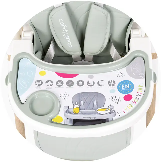 Scaun de masa Chipolino Candy Shop matcha HUBSTHCS02604MA