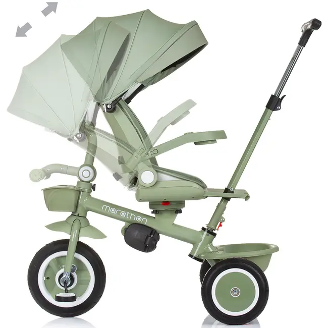 Tricicleta Chipolino Marathon pastel green HUBTRKMRT02406PG