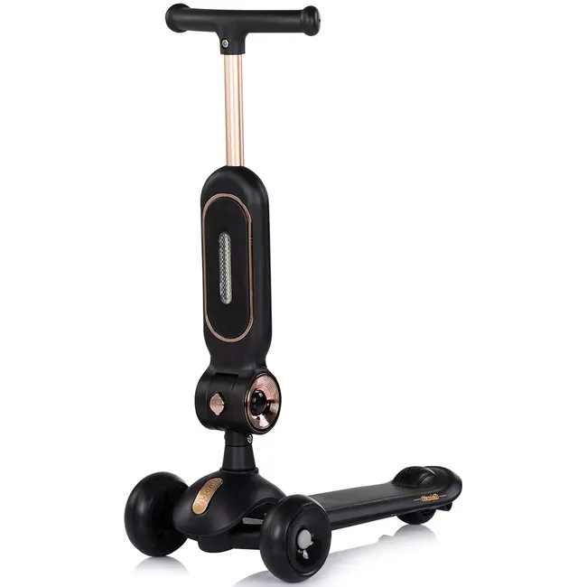 Trotineta Chipolino Bloomi black HUBDSBLO0261BK