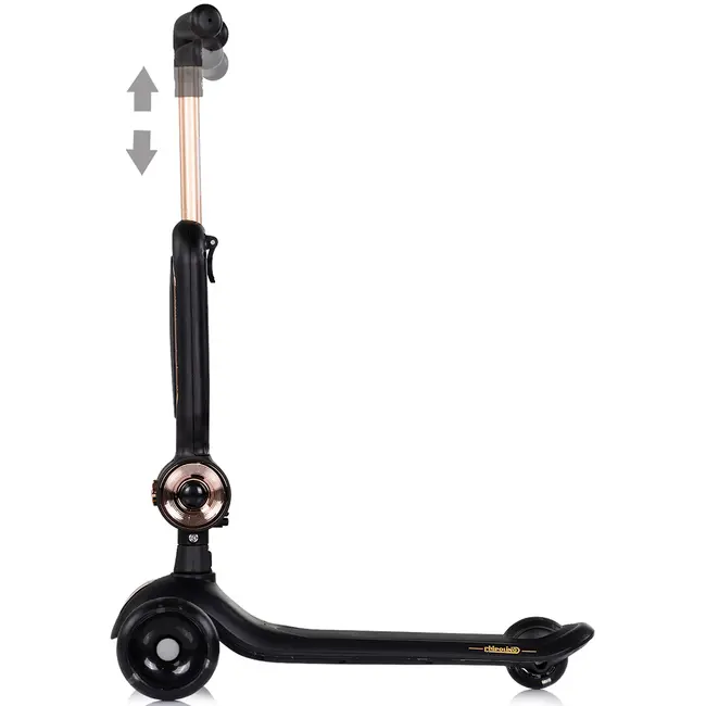 Trotineta Chipolino Bloomi black HUBDSBLO0261BK