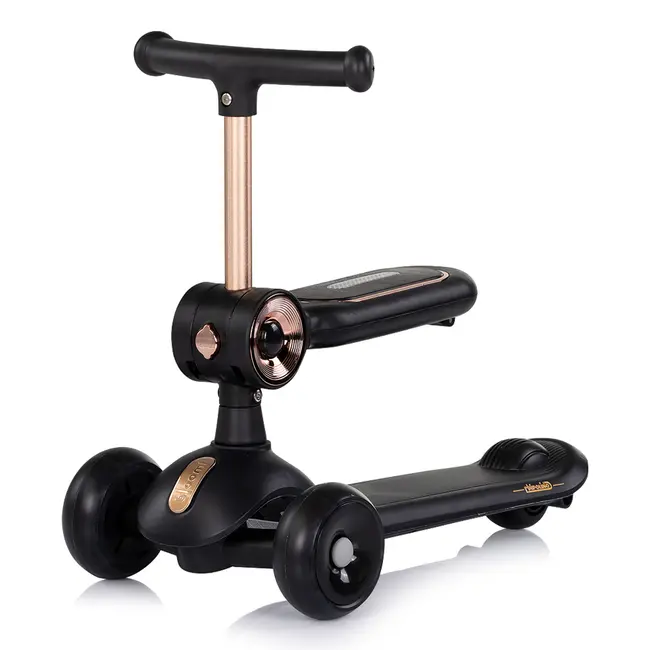 Trotineta Chipolino Bloomi black HUBDSBLO0261BK