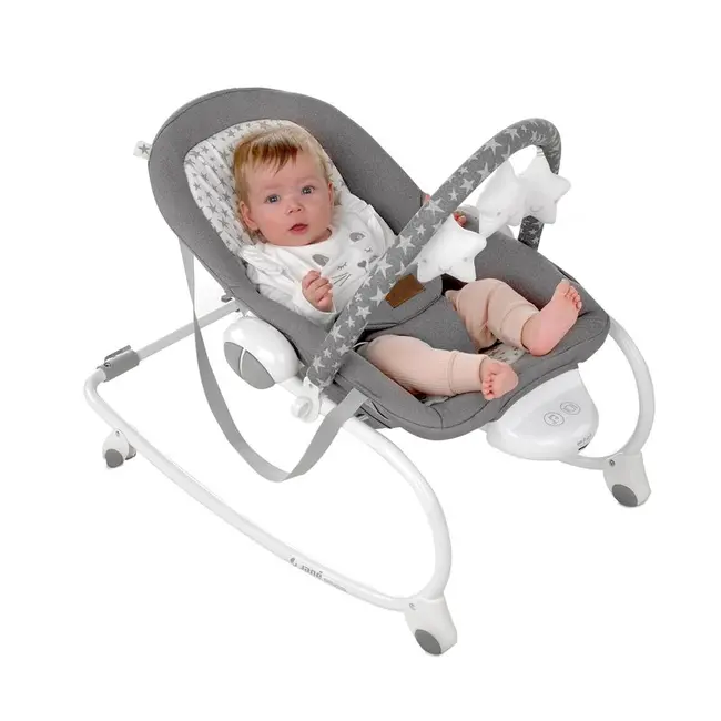 Balansoar, Jane, Evolution, Cu vibratii si melodii, Bara de jucarii si spatar reglabil, Conform cu standardul european de siguranta EN 12790:2023, Sesame BYN8420421092507