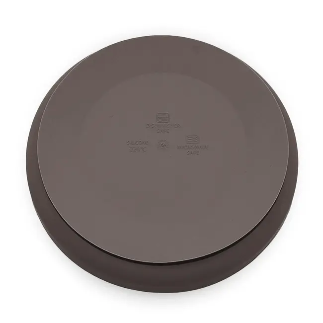 Farfurie, Petite&Mars, Take&Match, Din silicon, Cu ventuza, Fara BPA, Adecvata pentru masina de spalat vase si microunde, Nu absoarbe mirosuri, 6 luni+, 400 ml, Bitter Cocoa, Maro BYN708768