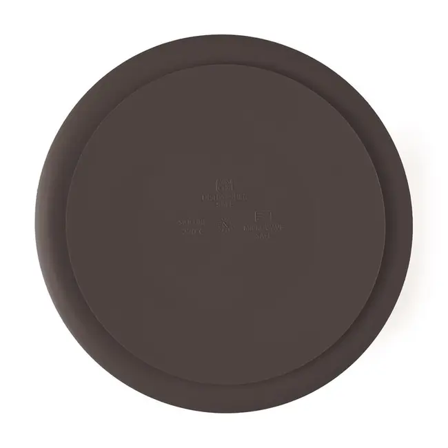 Farfurie compartimentata, Petite&Mars, Take&Match, Din silicon, Rotunda, Cu ventuza si 3 compartimente, Adecvata pentru masina de spalat vase si microunde, Nu absoarbe mirosuri, Fara BPA, 500 ml, 6 luni+, Bitter Cocoa, Maro BYN715768
