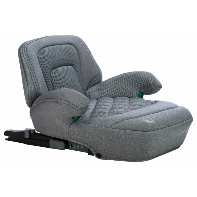 Inaltator auto, FreeOn, Cosmo Plus I-Size, Cu isofix, Cu spatar inaltat si cotiere, Potrivit pentru copiii intre 125 si 150 cm sau intre 25 si 36 Kg, Conform cu standardul european de securitate ECE R129, gri BYN48730