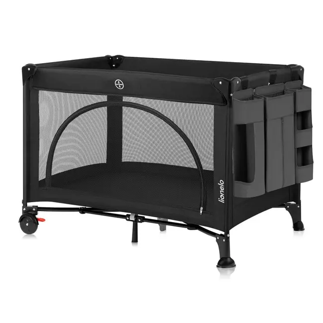 Organizator multifunctional, Lionelo, Sidepocket L, 58x11x58 cm, 3 parti independente cu multiple buzunare, Universal, Constructie ranforsata, Gri BYNLO-SIDEPOCKET_LARGE_GREY