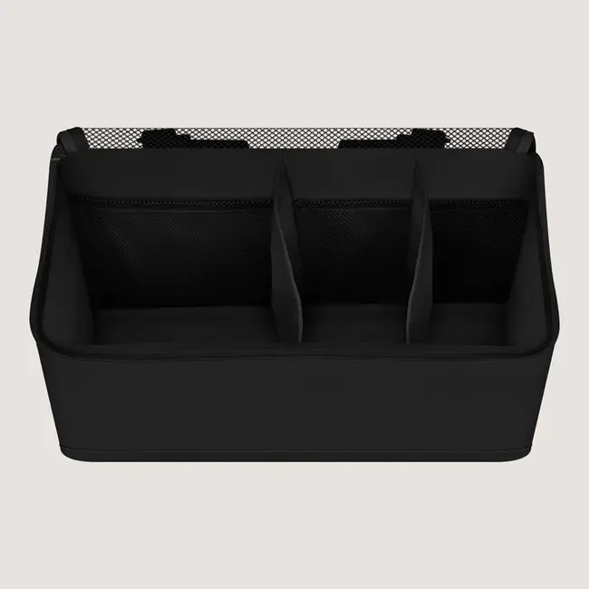 Organizator multifunctional, Lionelo, Sidepocket M, 43x15x23 cm, 3 compartimente, Universal, Constructie ranforsata, Negru BYNLO-SIDEPOCKET_MEDIUM_BLACK
