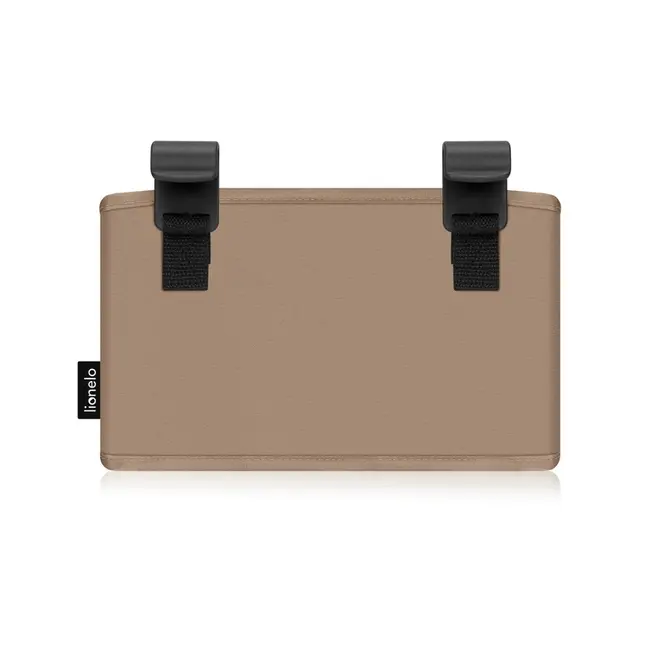Organizator multifunctional, Lionelo, Sidepocket S, 26x12x15 cm, 2 compartimente, Universal, Constructie ranforsata, Bej BYNLO-SIDEPOCKET_SMALL_BEIGE