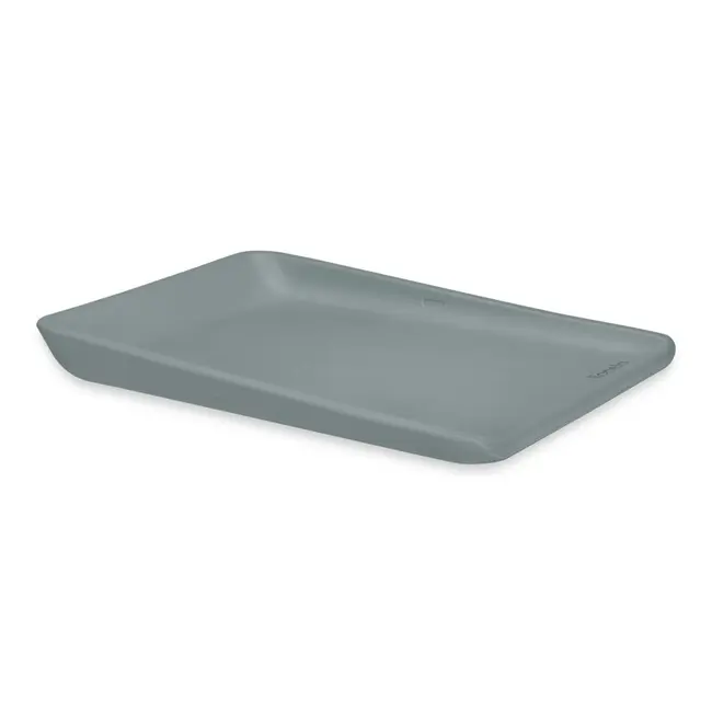 Saltea de infasat, Lionelo, Megs, Moale, Utilizabil si fara husa, Impermeabila, Design ergonomic, 70x49 cm, Fara BPA, Conform cu standardul de securitate EN71-3, 0 luni+, Gri BYNLO-MEGS_GREY_DOVE