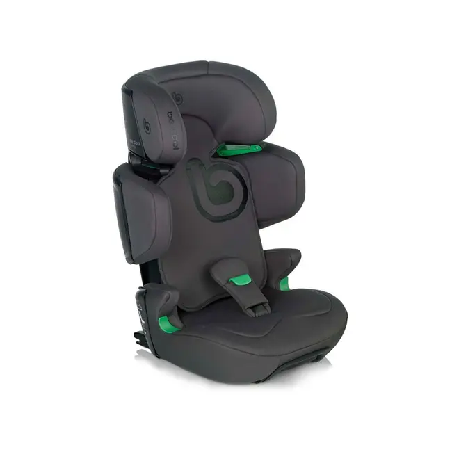 Scaun auto, Be Cool, Foldy, I-Size, Cu sistem isofix, Pliabil, 100-150 cm, 4-12 ani, Conform cu standardul european de securitate ECE R129, Antracit BYN8420421090503