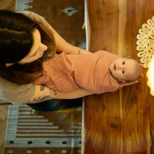 Set 2 scutece, Petite&Mars, Misty, Din muselina de bambus, Hipoalergenice, Dimensiuni mari, 120 x 120 cm, Certificate Oeko Tex Standard 100, Celestial Planets BYN417367