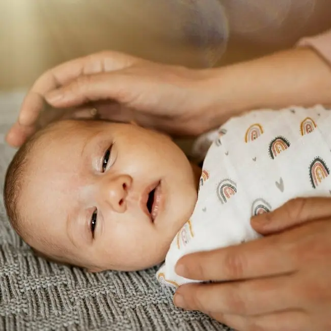 Set 2 scutece, Petite&Mars, Misty, Din muselina de bambus, Hipoalergenice, Dimensiuni mari, 120 x 120 cm, Certificate Oeko Tex Standard 100, Lama Vibes BYN417365