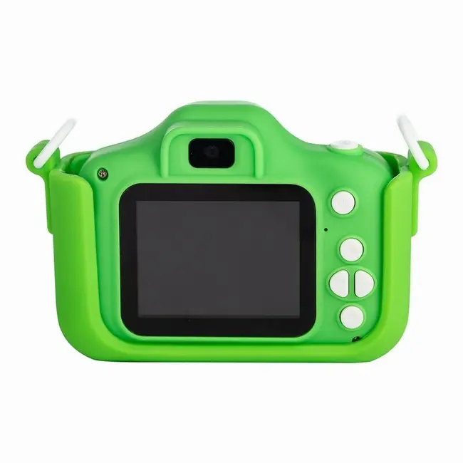 Aparat foto digital pentru copii, Free2Play, Cu functie selfie, Cadre distractive, Cu 6 filtre, Dino BYN86915