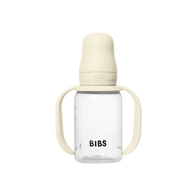Bibs - set biberon tip sippy cup pp 150 ml cu cioc din silicon și sistem antipicurare, ivory bbb50211216