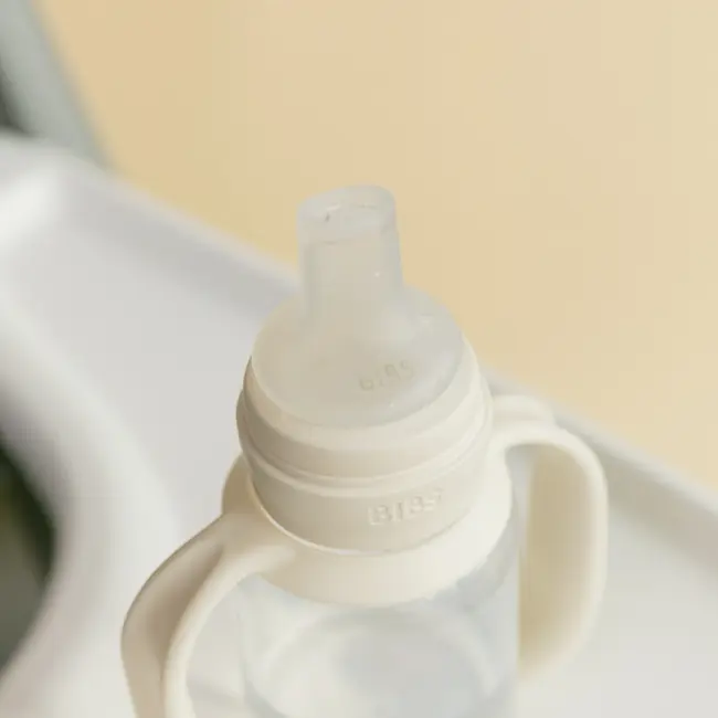 Bibs - set biberon tip sippy cup pp 150 ml cu cioc din silicon și sistem antipicurare, sage bbb50211250