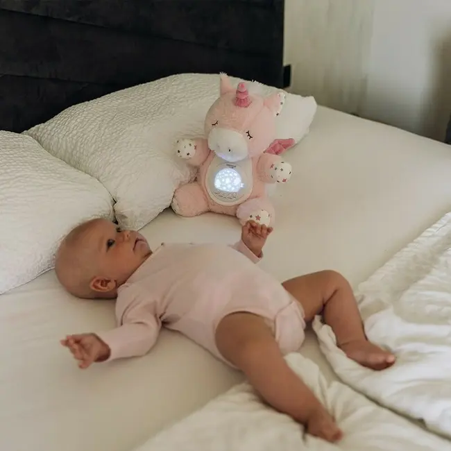 Jucarie multifuncionala, Cu proiector muzical, Free2Play, Din plus, Cu 7 modele de proiectie, Cu sunete si melodii, Unicorn BYN86564