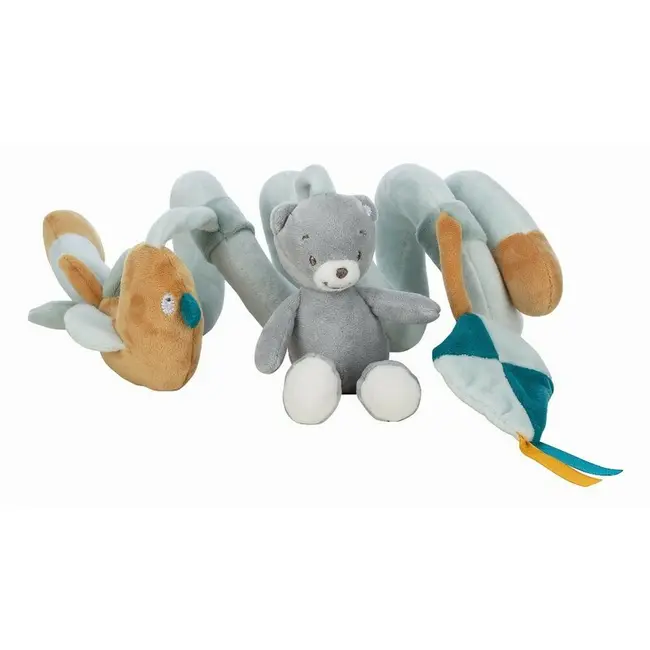 Jucarie pentru patut si carucior, Free2Play, Multifunctionala, Max the Bear, Dezvolta abilitati motorii si senzoriale, 0 luni+ BYN83518