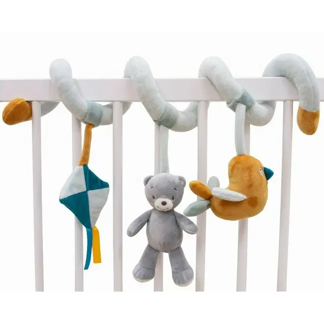 Jucarie pentru patut si carucior, Free2Play, Multifunctionala, Max the Bear, Dezvolta abilitati motorii si senzoriale, 0 luni+ BYN83518