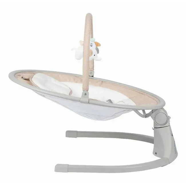 Leagan balansoar, FreeOn, Elite, Cu 12 melodii, 5 viteze de balansare si 3 pozitii de reglare a spatarului, Beige BYN84904