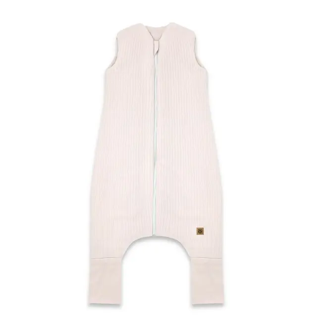 Sac de dormit, MimiNu, Premium, Cu picioruse, De iarna, Din bumbac interlock certificat Oeko Tex Standard 100, Cu fermoar, 1 - 2.5 ani, S, Soft Powder Pink BYN6426972030991
