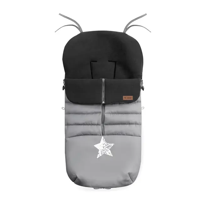 Sac de iarna, Jane, Nest, Pentru carucior, Universal, 95 x 46 cm, Material interior din fleece, Shadow BYN8420421061312
