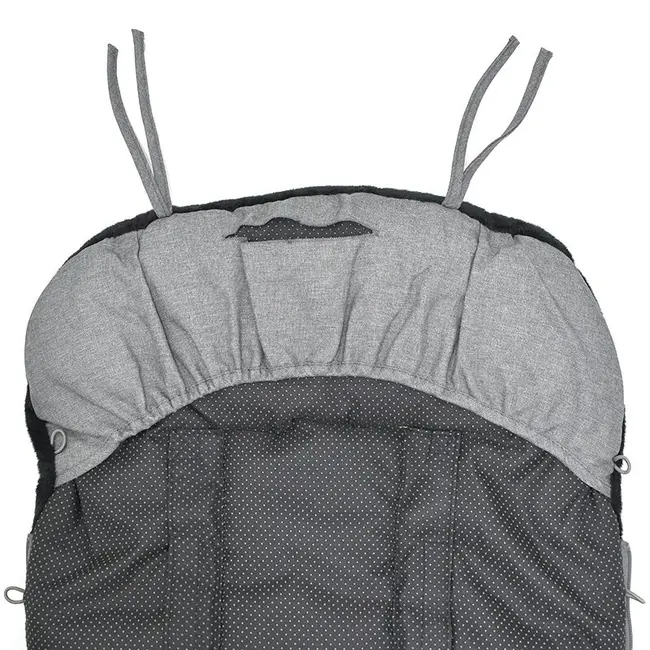 Sac de iarna, Jane, Nest, Pentru carucior, Universal, 95 x 46 cm, Material interior din fleece, Shadow BYN8420421061312