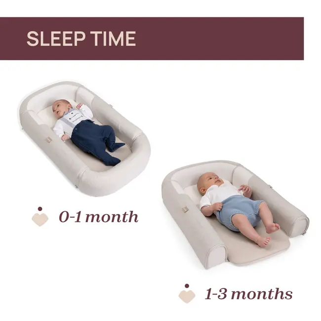 Babynest multifunctional 3 in 1 Chicco Mommy Pod, Natural 0 luni+ CHC8716639-8