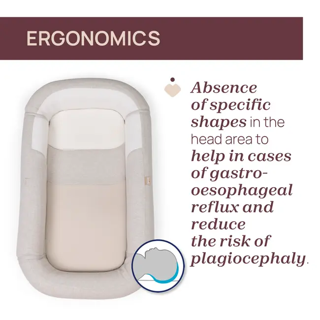 Babynest multifunctional 3 in 1 Chicco Mommy Pod, Natural 0 luni+ CHC8716639-8