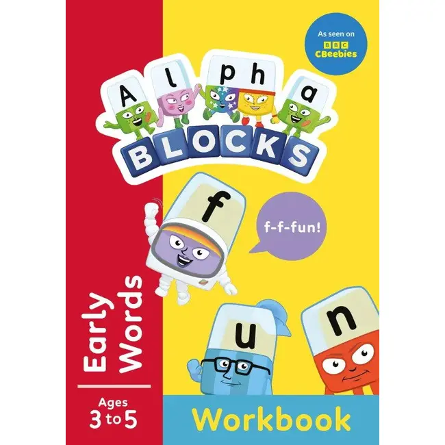Carte cu activitati alphablocks - primele cuvinte