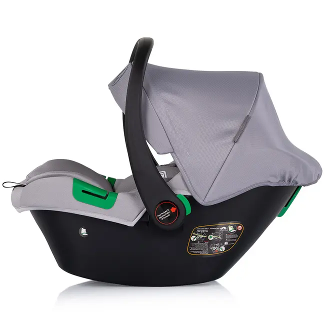 Carucior Chipolino Euphoria 3 in 1 platinum HUBKKEU02602PL