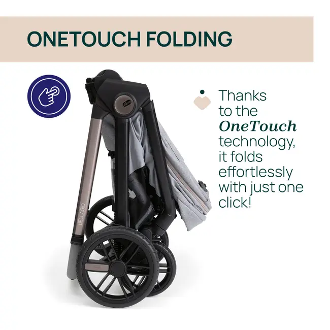 Carucior copii 3 in 1 Chicco Bellagio, Lunar Rock (gri deschis), 0luni+ CHC8713640+8713740+8714640-8