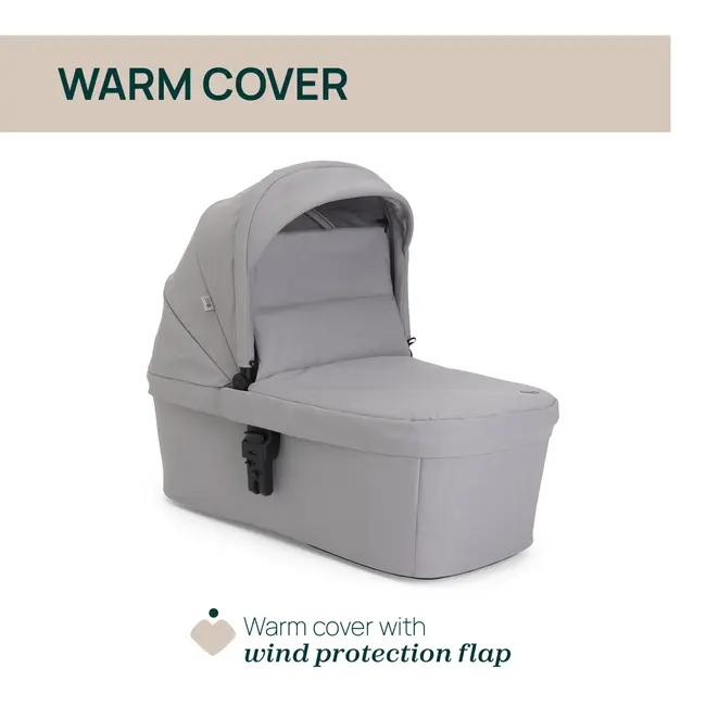 Carucior copii 3 in 1 Chicco Seety, cu scaun auto Kory Plus I-Size, Cloud (Gri), 0luni+ CHC8709756+8709856+8714645-8