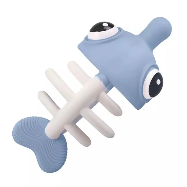 Inel Gingival Din Silicon, Mombella, Clownfish Light Blue KRTM02103