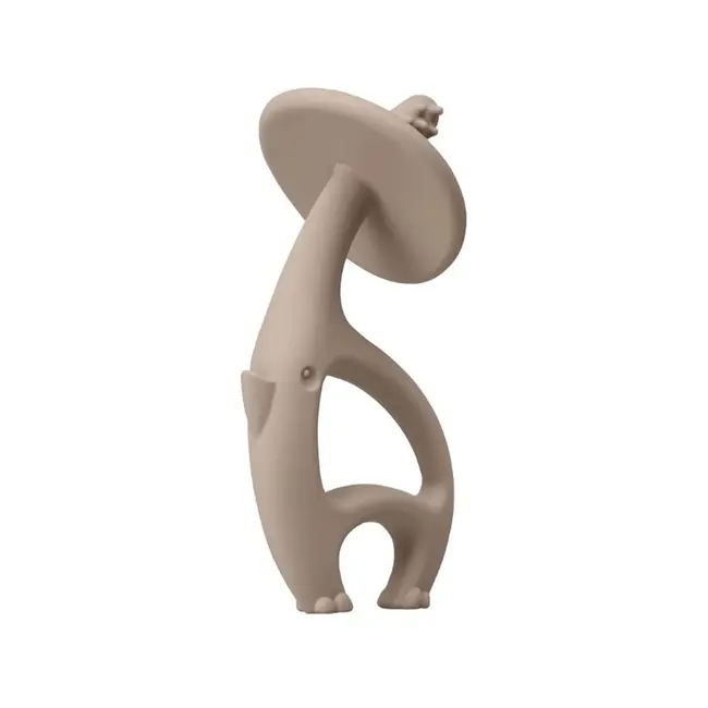 Inel gingival din silicon, Mombella - Elefant Verde KRTM00509