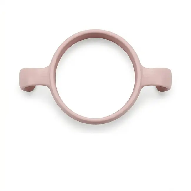 Maner ergonomic si pai cu greutate pentru Biberon 300ml Mombella Breast-Like &ndash; Old Rose KRTM01850
