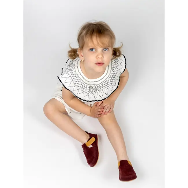 Sale pantofi barefoot erda burgundy