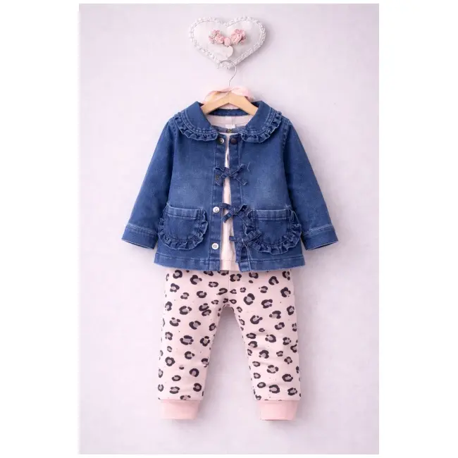 Set din 3 piese bymurat denim style b10305